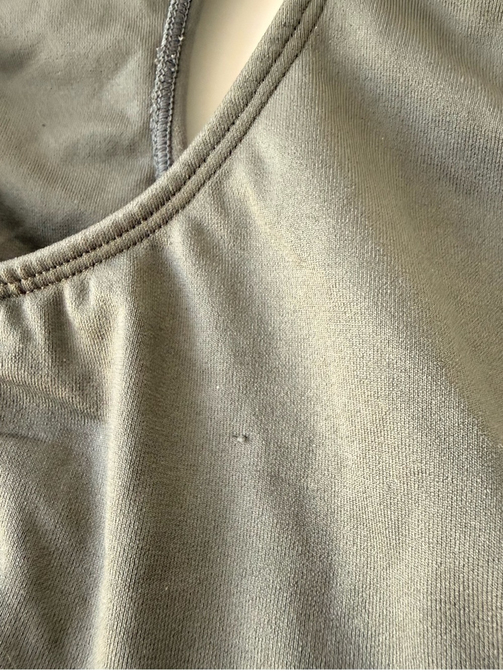 New Balance Grey Racerback Performance Tank Top - Picture 5 of 6